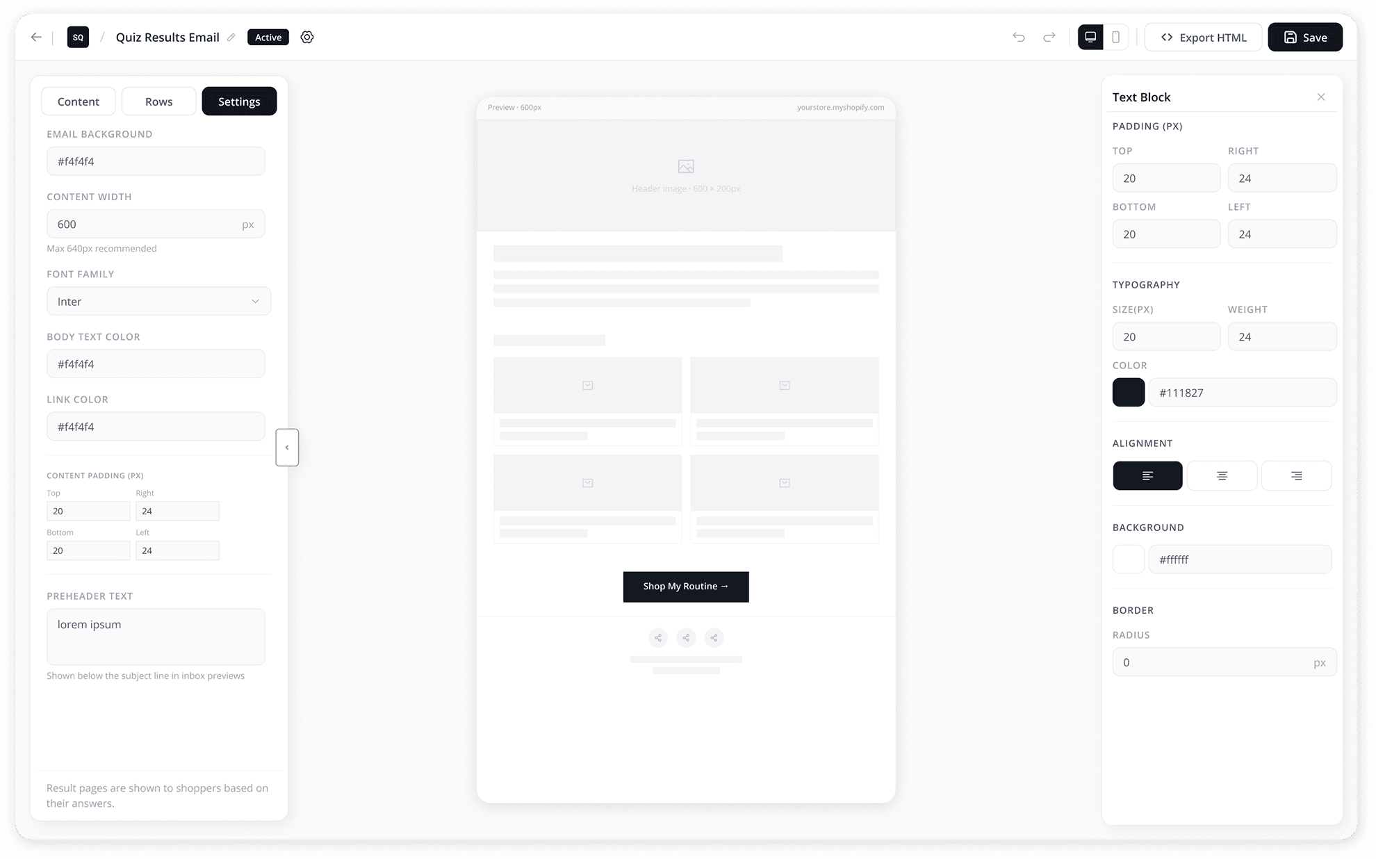 Screenshot of the AISalesQ email automation builder
